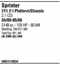 MBH14834 Walker Exhaust system