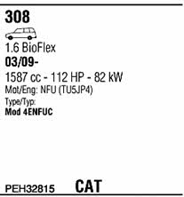 PEH32815 Walker Exhaust system