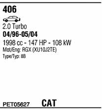 PET05627 Walker Exhaust system