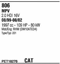 Walker PET18276 Exhaust system PET18276 PET18276 Walker Exhaust system