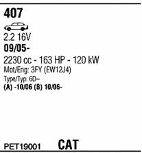 PET19001 Walker Exhaust system