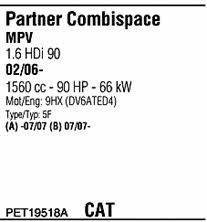 PET19518A Walker Exhaust system