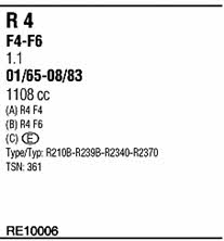 Walker RE10006 Exhaust system RE10006 RE10006 Walker Exhaust system