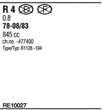 Walker RE10027 Exhaust system RE10027 RE10027 Walker Exhaust system