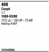  VO44006A Exhaust system VO44006A