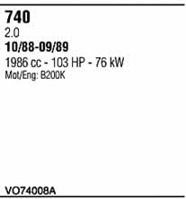 Walker VO74008A Exhaust system VO74008A