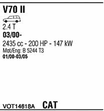  VOT14618A Exhaust system VOT14618A