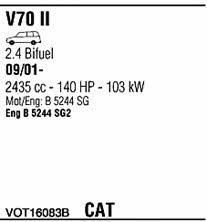 VOT16083B Walker Exhaust system