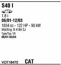 VOT16472 Walker Exhaust system