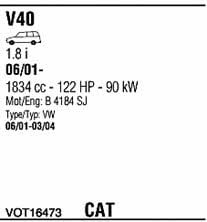 VOT16473 Walker Exhaust system