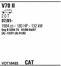VOT16493 Walker Exhaust system