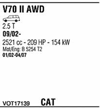 VOT17139 Walker Exhaust system