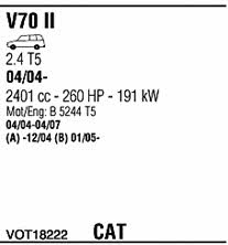 VOT18222 Walker Exhaust system