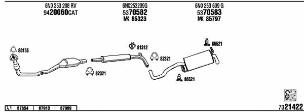 Buy Walker VW20323 at a low price in United Arab Emirates!