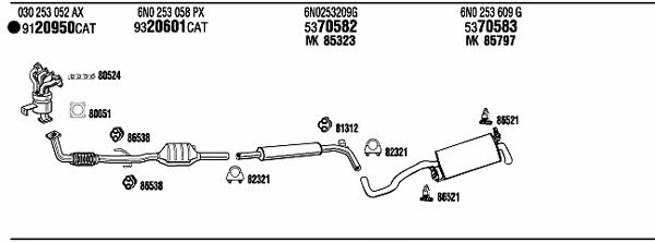 Buy Walker VW20328 at a low price in United Arab Emirates!