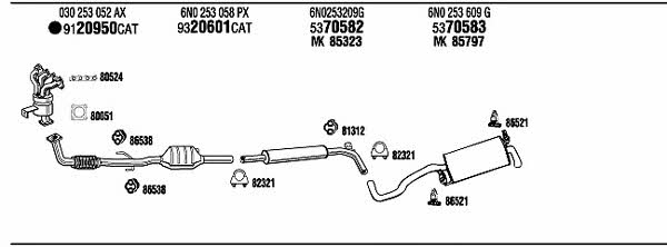 Buy Walker VW20329 at a low price in United Arab Emirates!
