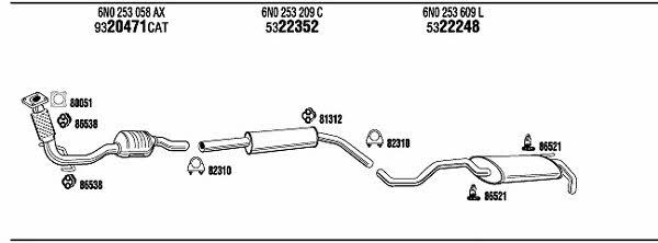 Buy Walker VW20334 at a low price in United Arab Emirates!