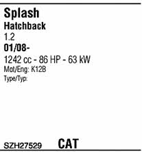 SZH27529 Walker Exhaust system