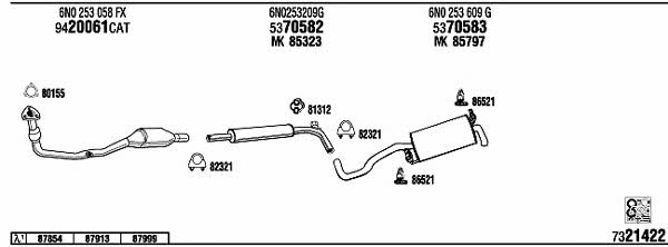 Buy Walker VW20529 at a low price in United Arab Emirates!