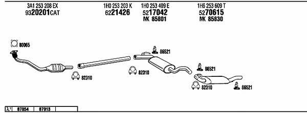 Buy Walker VW20573 at a low price in United Arab Emirates!