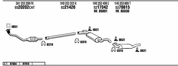 Buy Walker VW20574 at a low price in United Arab Emirates!