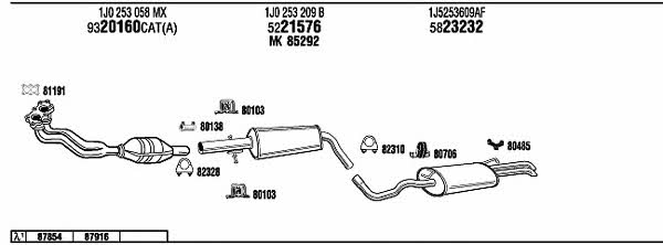 Buy Walker VW20580 at a low price in United Arab Emirates!