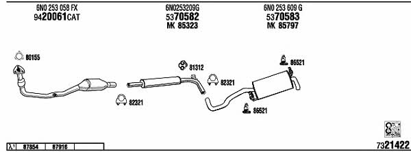 Buy Walker VW20592 at a low price in United Arab Emirates!