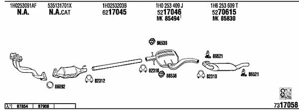 Buy Walker VW23004 at a low price in United Arab Emirates!