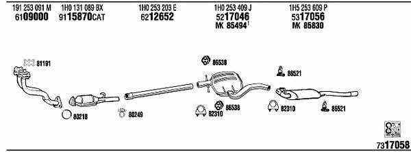 Buy Walker VW25029 at a low price in United Arab Emirates!