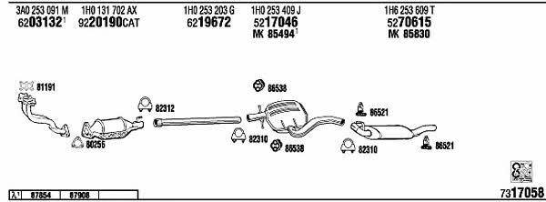 Buy Walker VW36079 at a low price in United Arab Emirates!