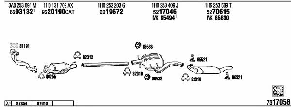 Buy Walker VW36080 at a low price in United Arab Emirates!