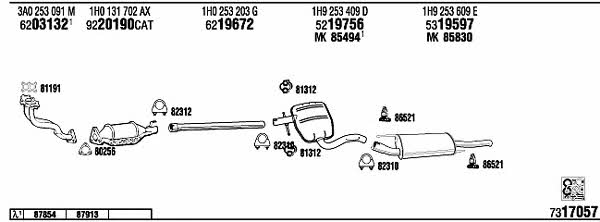 Buy Walker VW36087 at a low price in United Arab Emirates!