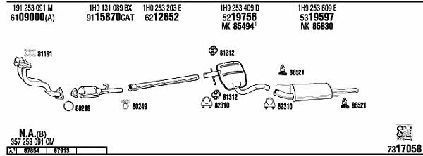 Buy Walker VW36092 at a low price in United Arab Emirates!