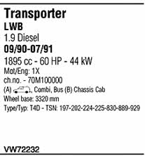 VW72232 Walker Exhaust system