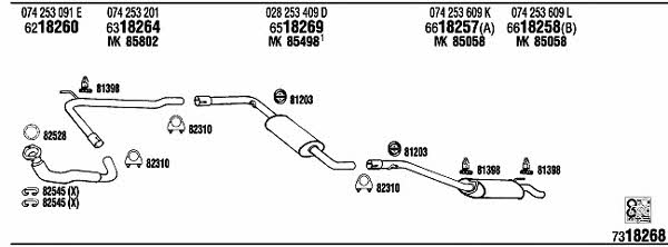 Buy Walker VW72244 at a low price in United Arab Emirates!