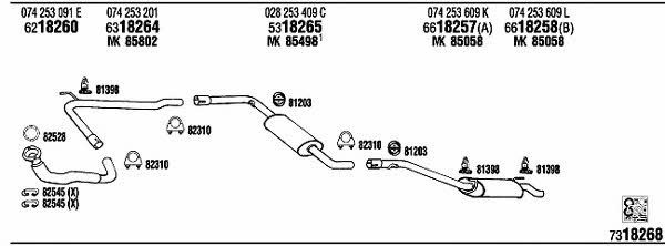 Buy Walker VW72245 at a low price in United Arab Emirates!