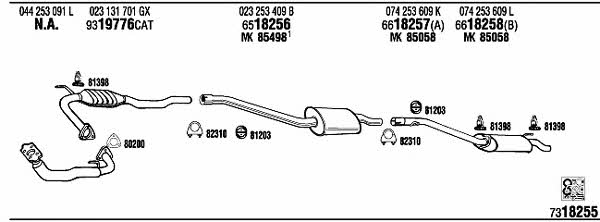 Buy Walker VW72246 at a low price in United Arab Emirates!