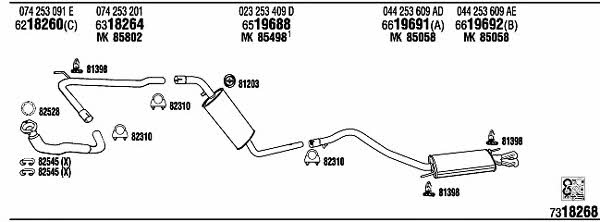 Buy Walker VW72260 at a low price in United Arab Emirates!