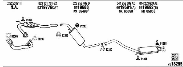 Buy Walker VW72262 at a low price in United Arab Emirates!