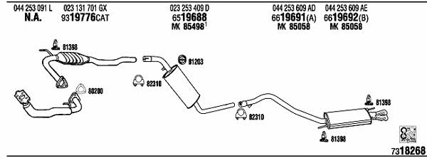 Buy Walker VW72263 at a low price in United Arab Emirates!