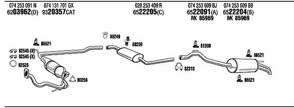 Buy Walker VW72274 at a low price in United Arab Emirates!