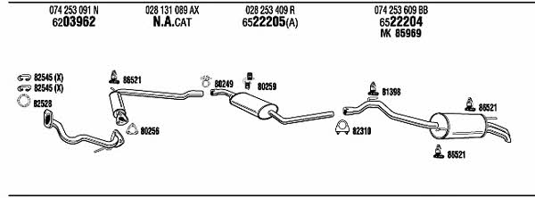 Buy Walker VW72282 at a low price in United Arab Emirates!