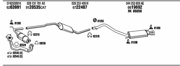 Buy Walker VW72292 at a low price in United Arab Emirates!
