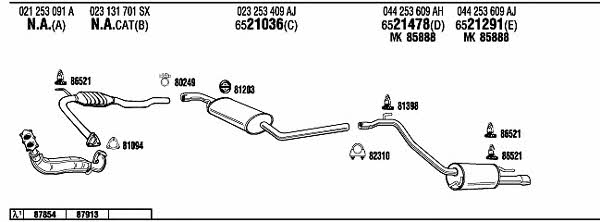 Buy Walker VW72305 at a low price in United Arab Emirates!