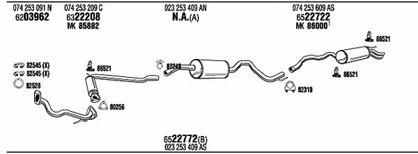 Buy Walker VW72318 at a low price in United Arab Emirates!