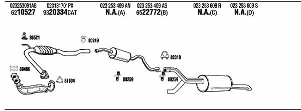 Buy Walker VW72322 at a low price in United Arab Emirates!