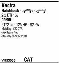 VH53035 Walker Exhaust system