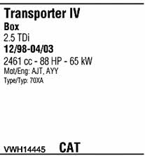 VWH14445 Walker Exhaust system