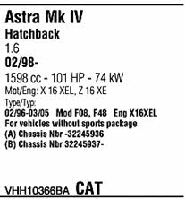 Walker VHH10366BA Exhaust system VHH10366BA VHH10366BA Walker Exhaust system