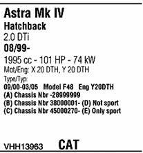 VHH13963 Walker Exhaust system